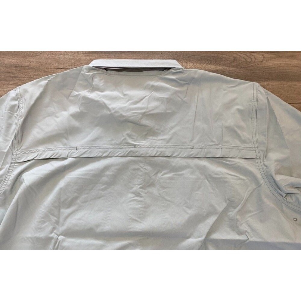 Filson Twin Lakes Sport Shirt Mens 3XL Soft Moss Long Sleeve Vented Lightweight - Picture 10 of 10